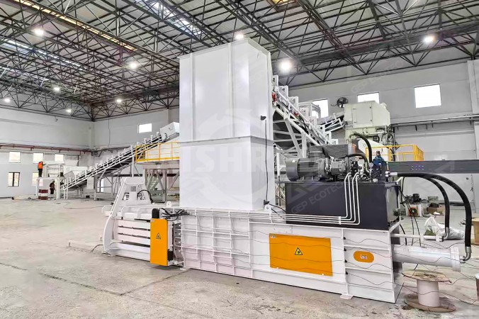 상하이 건설 폐기물 가연물 대체 연료 프로젝트용 폐기물 압축기