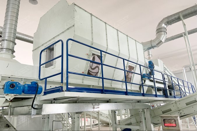 중국 저장성 대형 폐기물, 생활폐기물 및 정원 폐기물 처리 프로젝트용 공기분리기