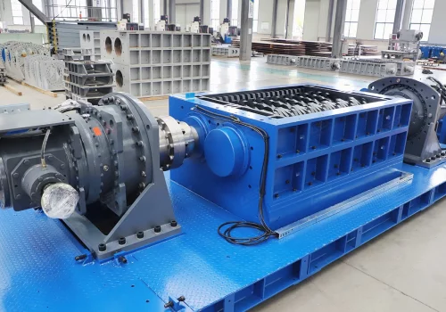 산업용 이중 샤프트 전단식 고철 파쇄기 180kW